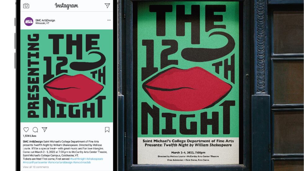 12th Night Poster - SMC Art & Design